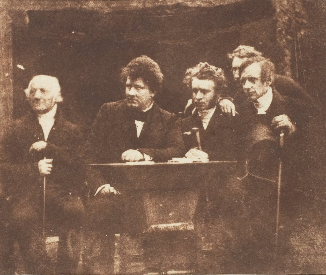 Cunningham, Begg, John Hamilton, Guthrie, 1843-47. Skapere: David Octavius Hill, Robert Adamson, Hill & Adamson. av Hill and Adamson