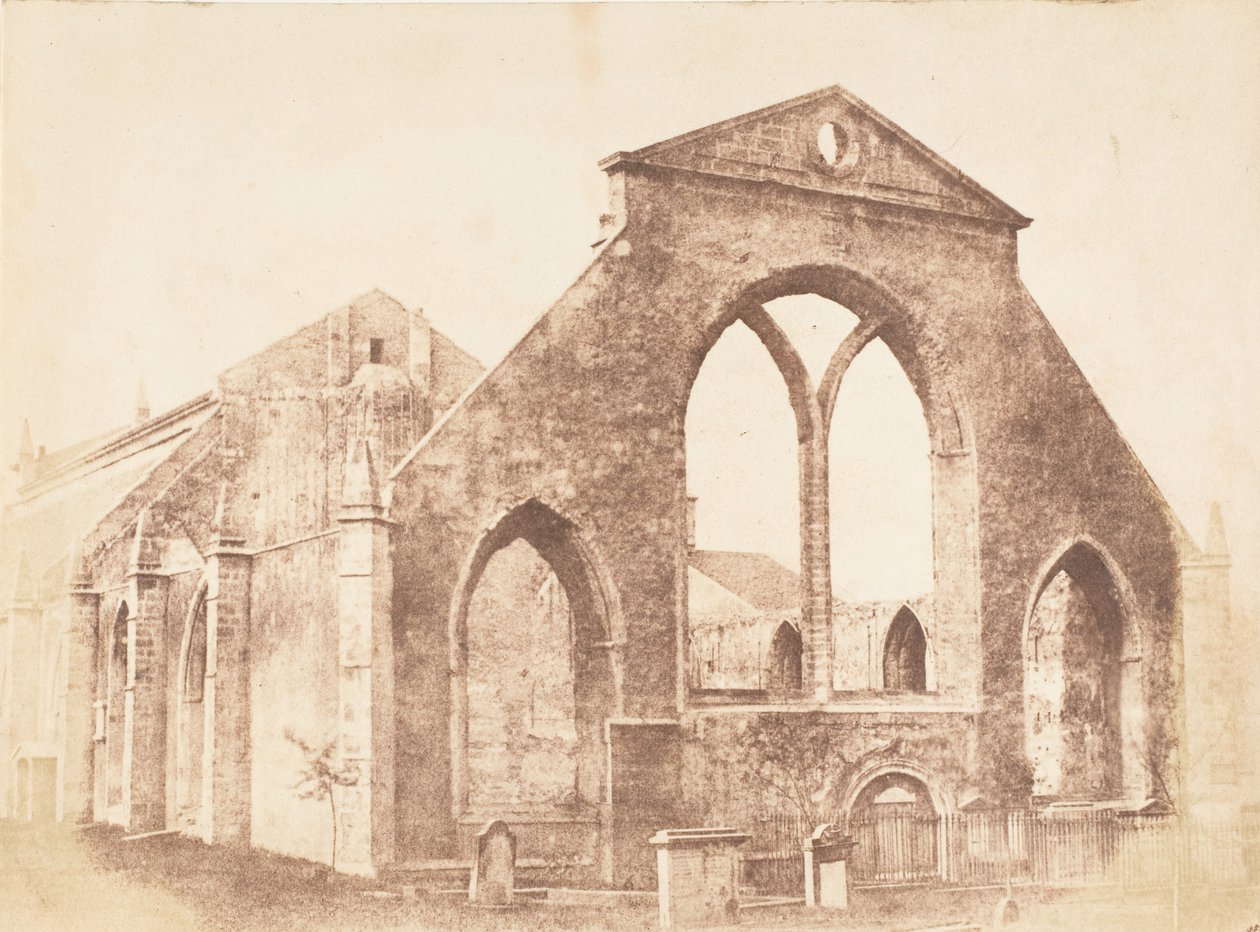 Edinburgh. Greyfriars' Churchyard, 1843-47. Skapere: David Octavius Hill, Robert Adamson, Hill & Adamson. av Hill and Adamson