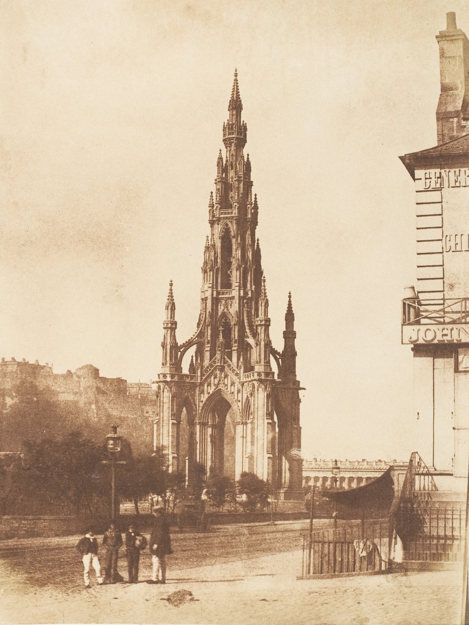 Edinburgh. Scott-monumentet, 1843-47. Skapere: David Octavius Hill, Robert Adamson, Hill & Adamson. av Hill and Adamson
