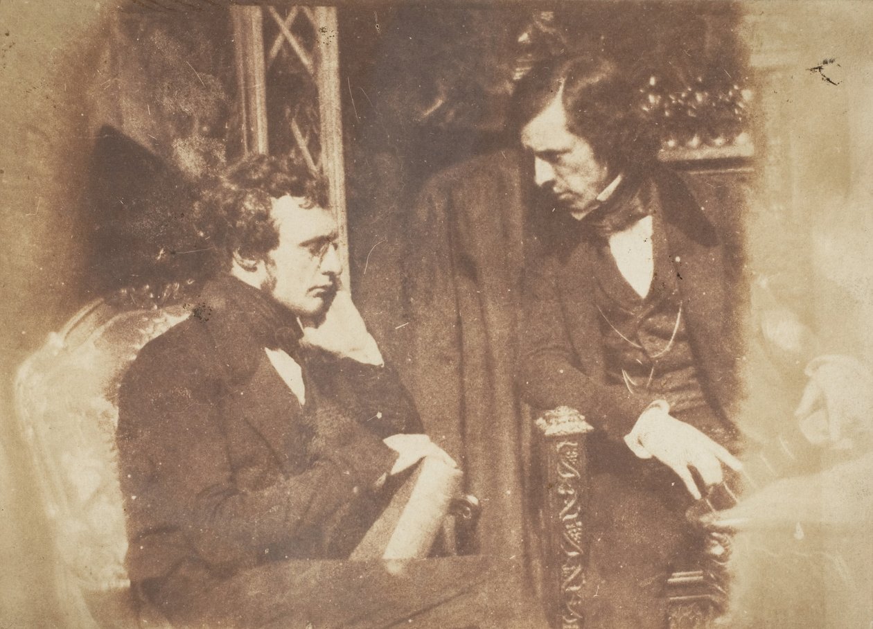 George Gilfillan og Samuel Brown, 1843-47. Skapere: David Octavius Hill, Robert Adamson, Hill & Adamson. av Hill and Adamson