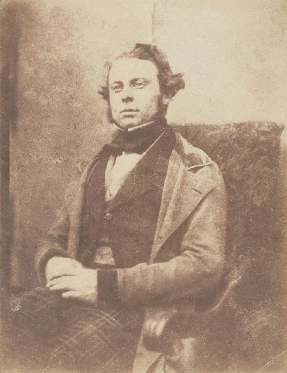 [Mann], 1843-47. Skapere: David Octavius Hill, Robert Adamson, Hill & Adamson. av Hill and Adamson