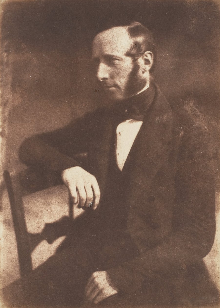 [Mann], 1843-47. Skapere: David Octavius Hill, Robert Adamson, Hill & Adamson. av Hill and Adamson