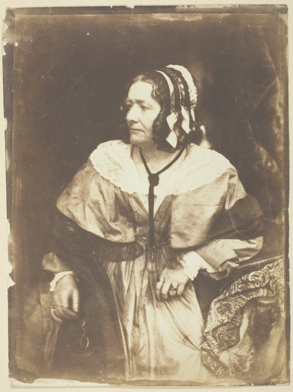 Mrs. Anna Brownell Jameson, 1844. Skapere: David Octavius Hill, Robert Adamson, Hill & Adamson. av Hill and Adamson