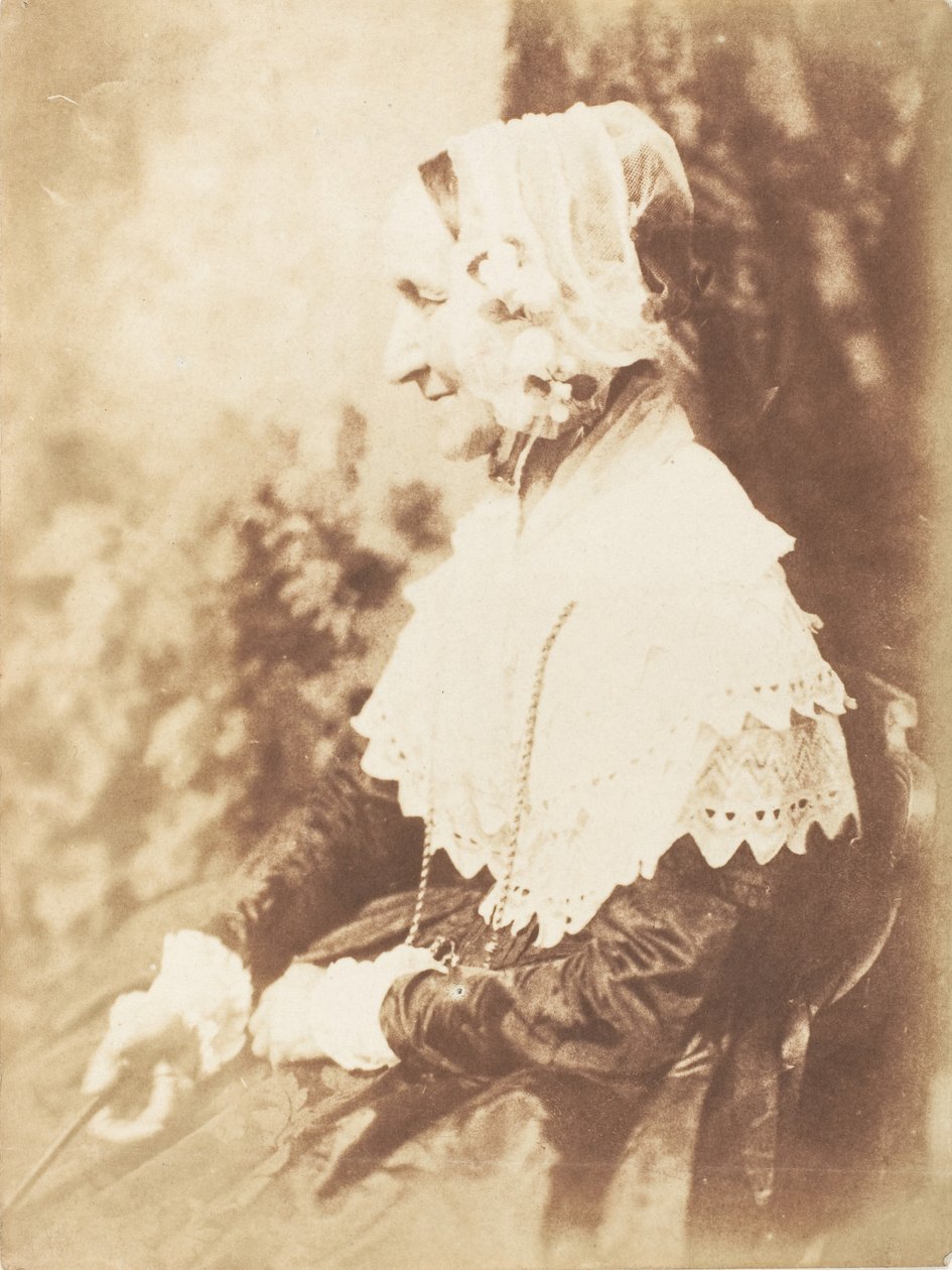 Fru Rigby, 1843-47. Skapere: David Octavius Hill, Robert Adamson, Hill & Adamson. av Hill and Adamson