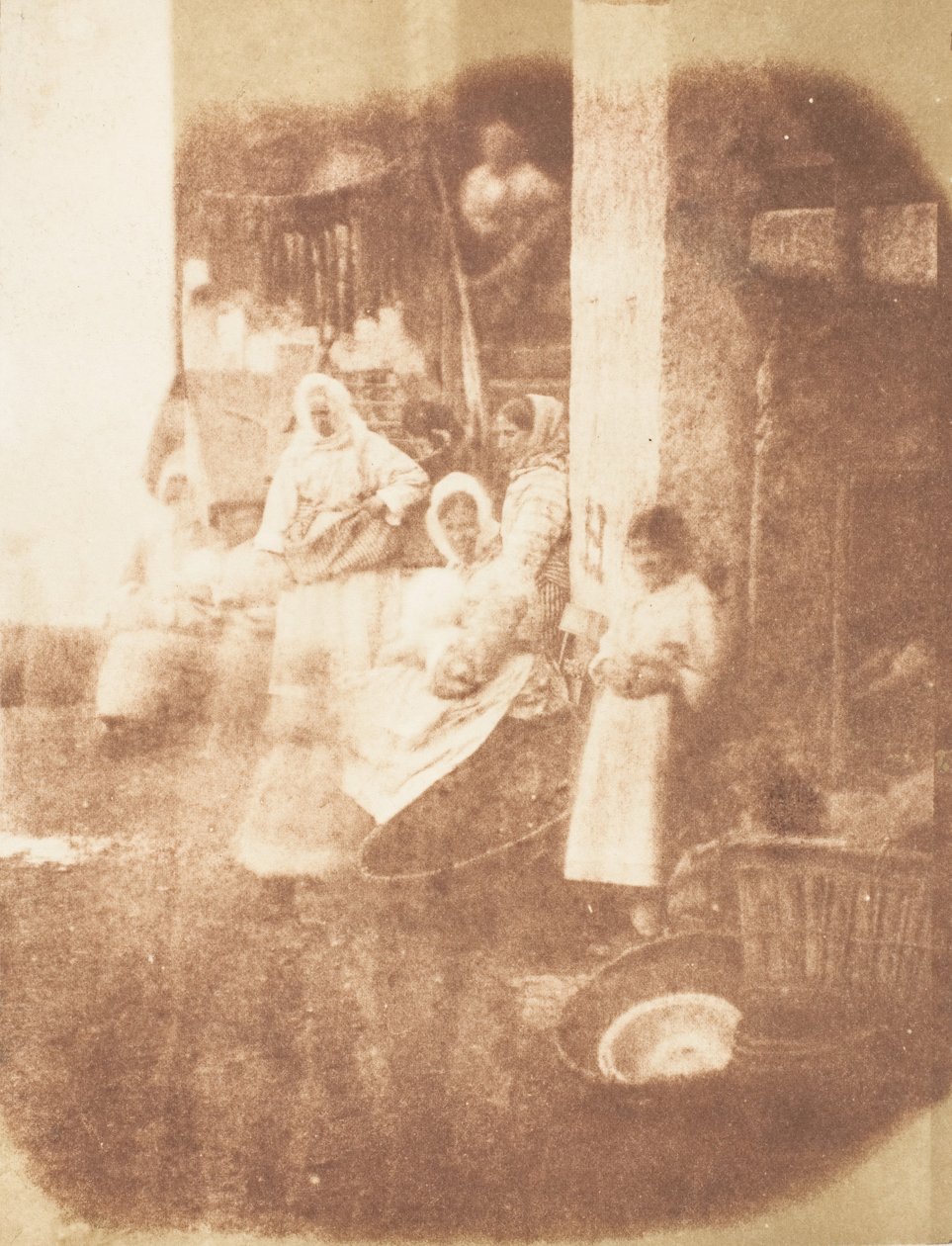 Newhaven Fishwives, 1843-47. Skapere: David Octavius Hill, Robert Adamson, Hill & Adamson. av Hill and Adamson