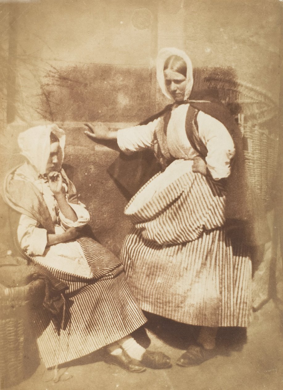 Newhaven Fishwives, 1843-47. Skapere: David Octavius Hill, Robert Adamson, Hill & Adamson. av Hill and Adamson