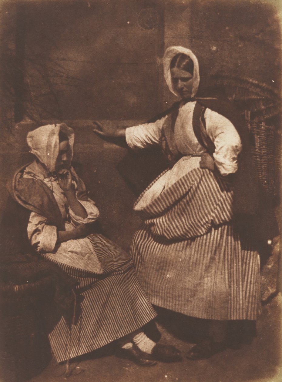Newhaven Fishwives, ca. 1845. Skapere: David Octavius Hill, Robert Adamson, Hill & Adamson. av Hill and Adamson
