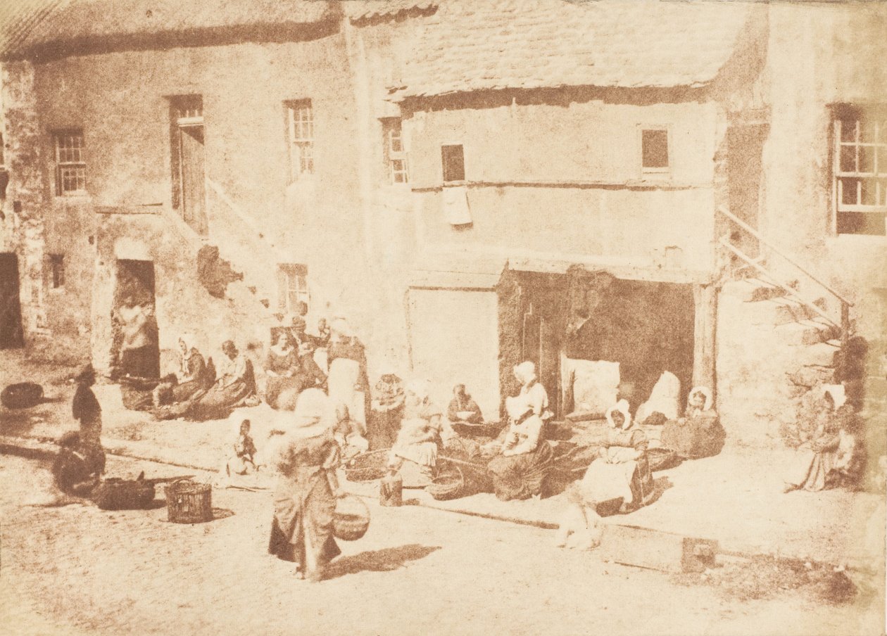 St. Andrews. North Street, Fishergate, 1843-47. Skapere: David Octavius Hill, Robert Adamson, Hill & Adamson. av Hill and Adamson