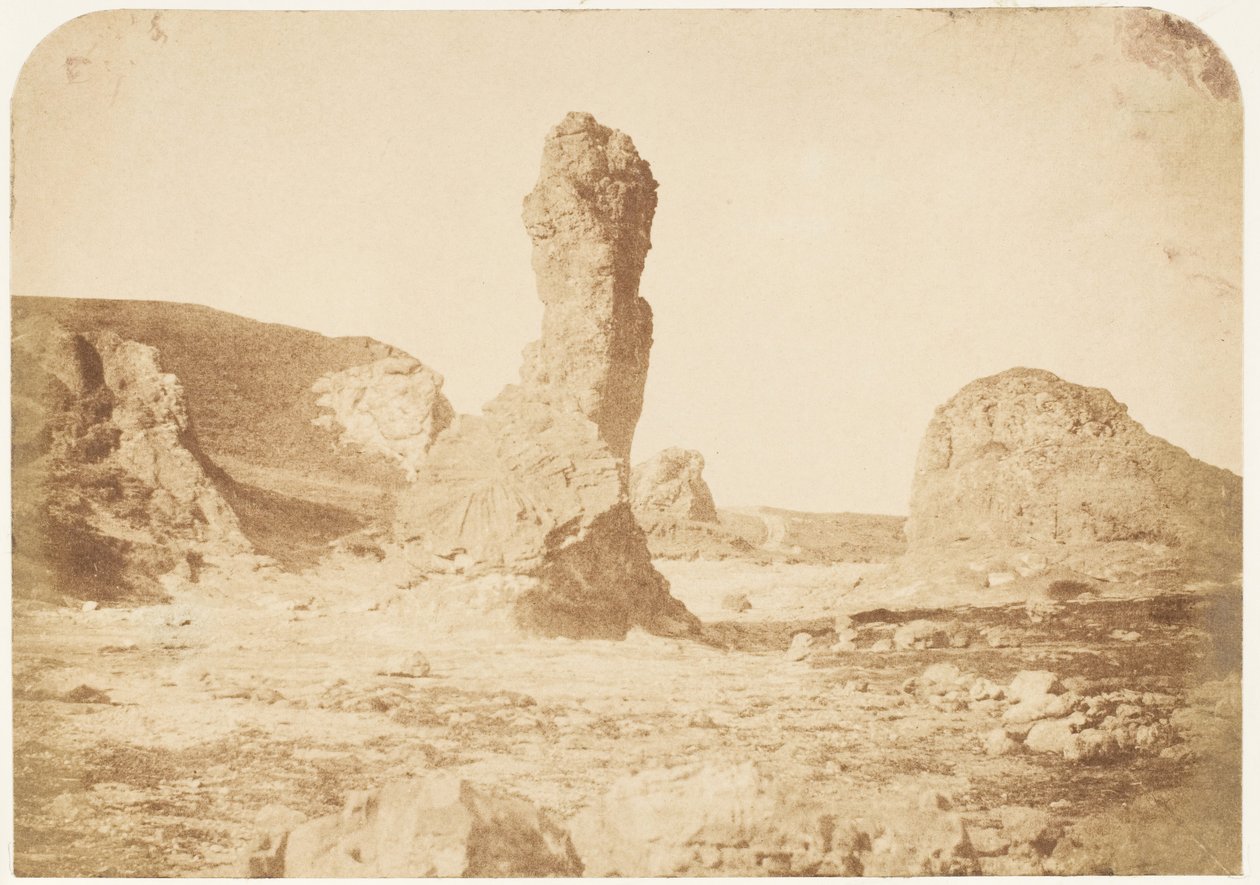St. Andrews. The Spindle Rock, 1843-47. Skapere: David Octavius Hill, Robert Adamson, Hill & Adamson. av Hill and Adamson