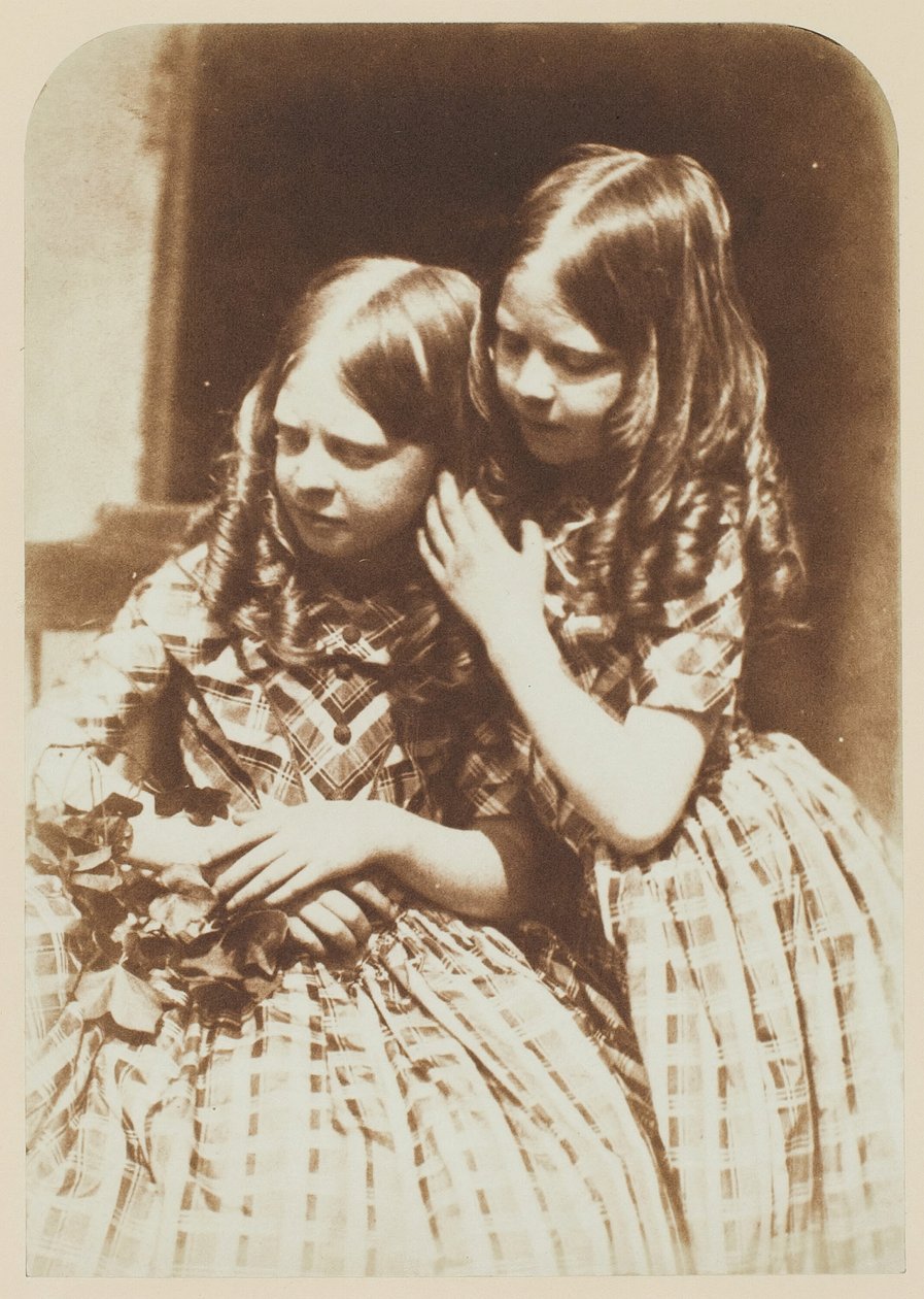 Frøkenene Grierson, ca. 1845. Skapere: David Octavius Hill, Robert Adamson, Hill & Adamson. av Hill and Adamson
