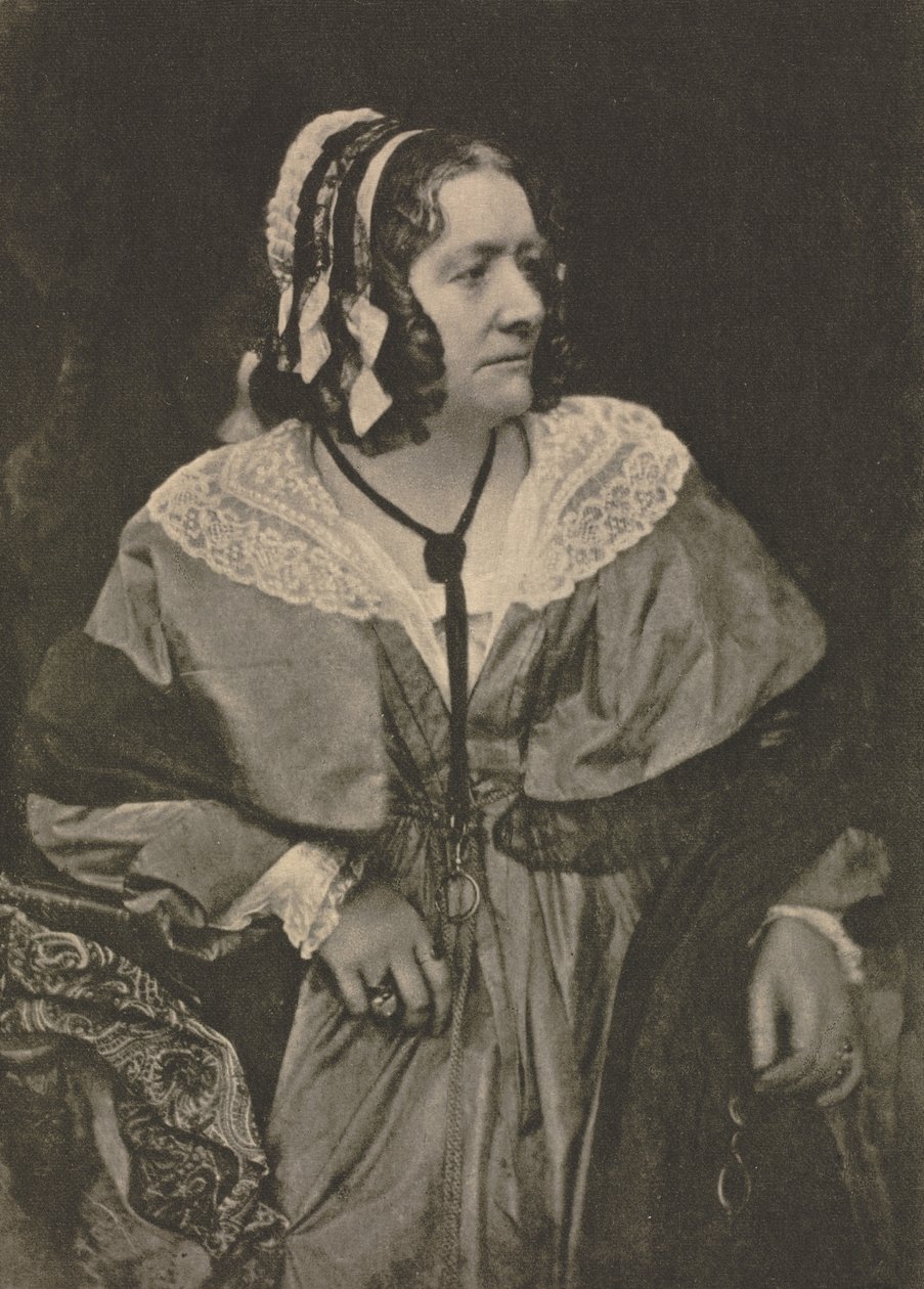 Kameraarbeid: Mrs. Anna Brownell Jameson, 1912. av David Octavius Hill