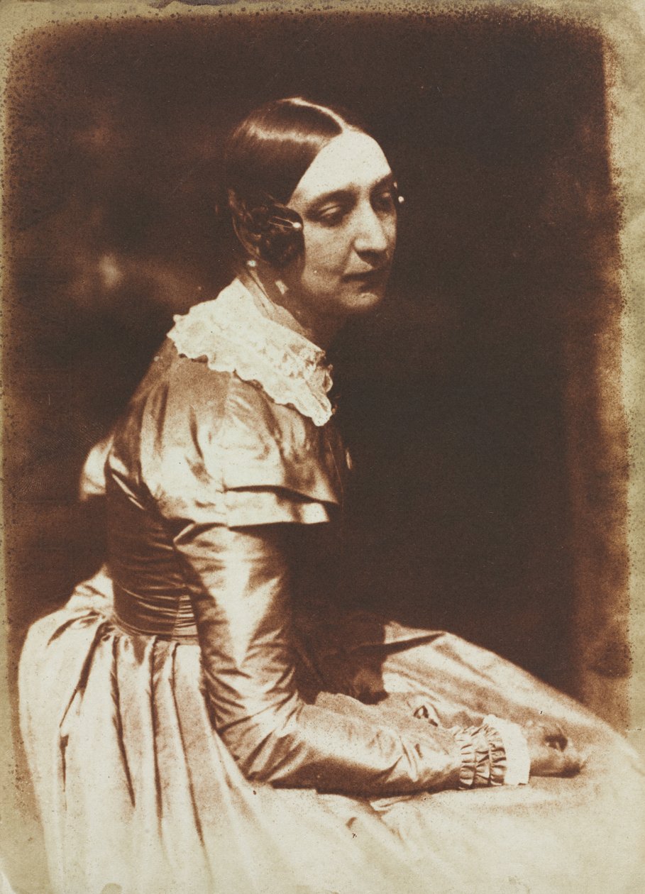 Elizabeth Rigby, senere Lady Eastlake 1809-1893, ca. 1844-1845. av David Octavius Hill