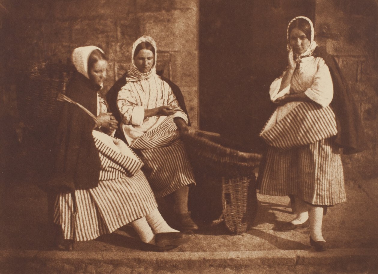 Mrs. Logan og to ukjente kvinner, Newhaven av David Octavius Hill