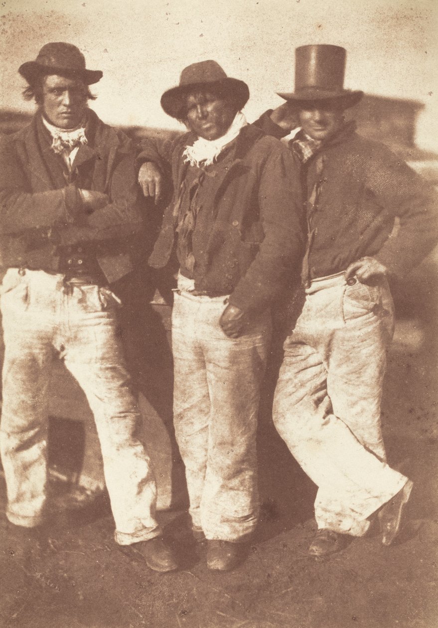 Alexander Rutherford, William Ramsay og John Linton av David Octavius Hill and Robert Adamson