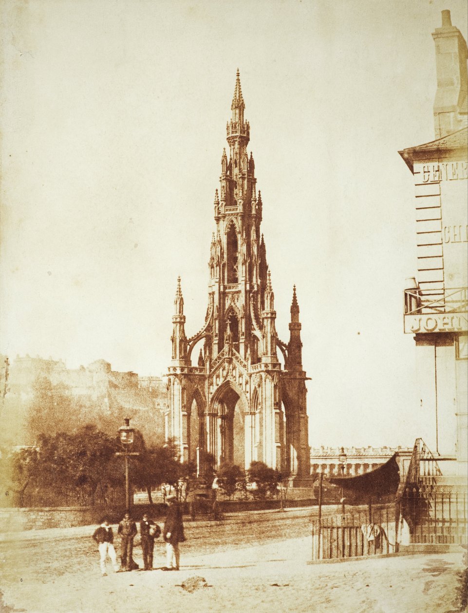 Scott-monumentet, Edinburgh av David Octavius Hill and Robert Adamson