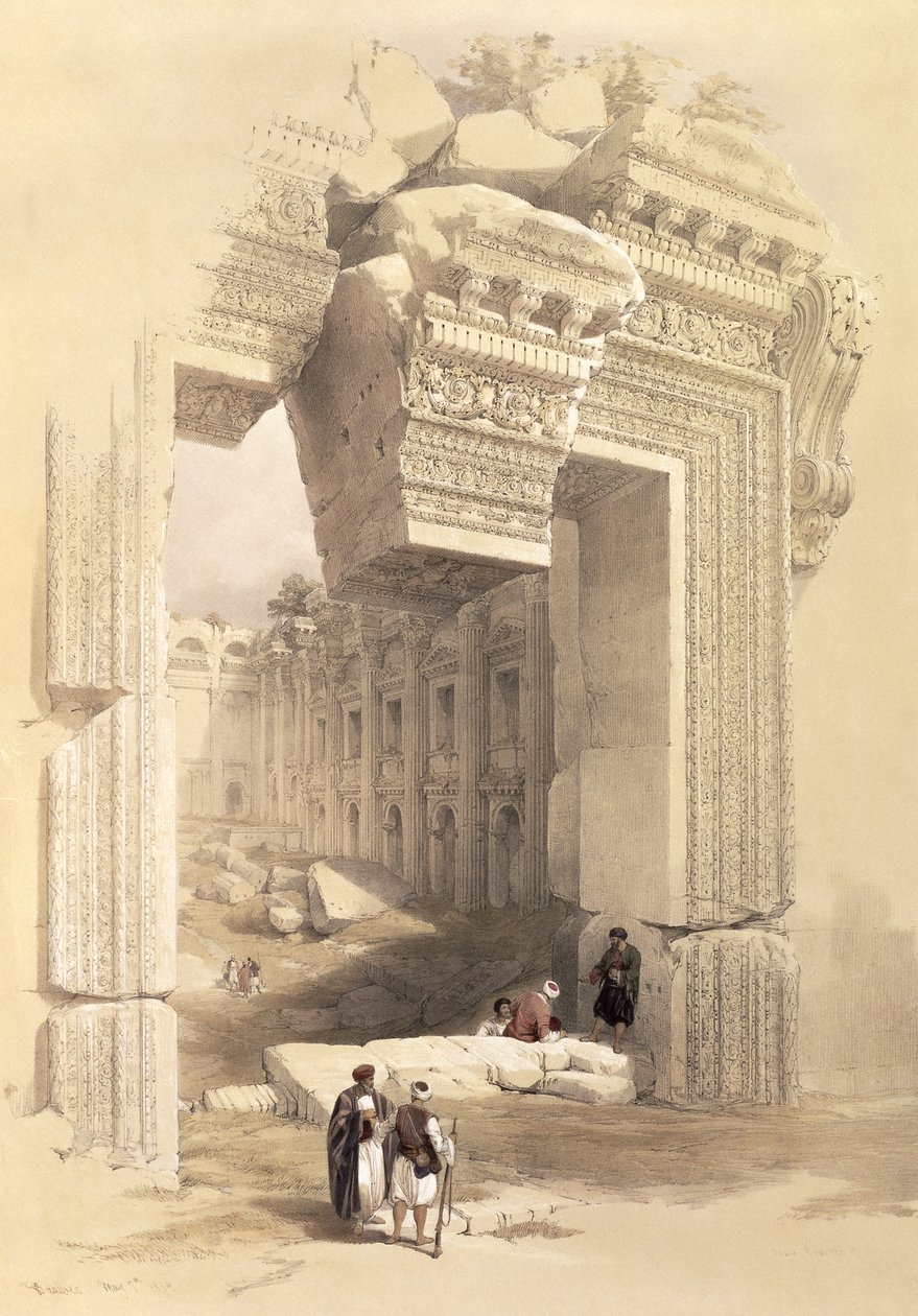 Baalbec, 7. mai 1839, plate 81 fra bind II av 