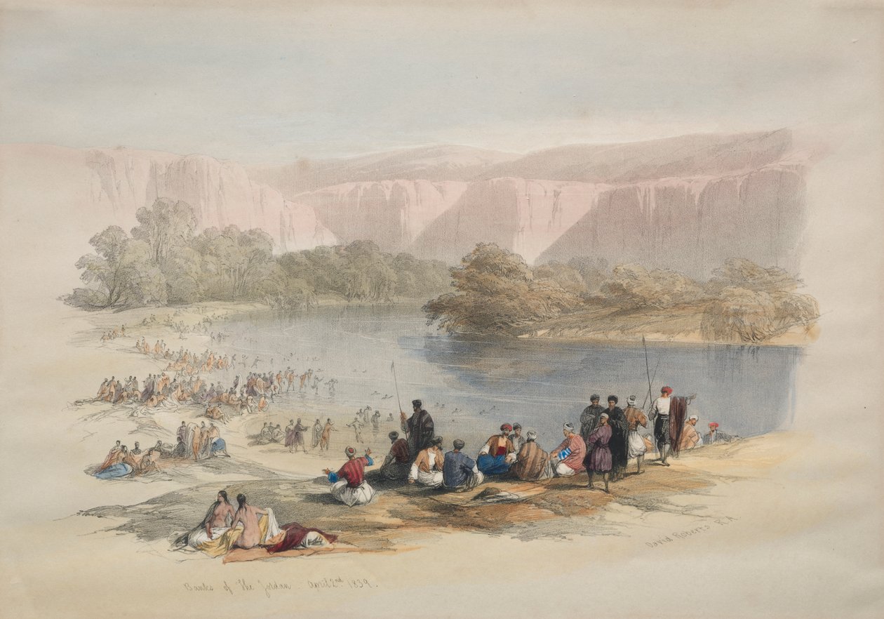 bredden av Jordan av David Roberts