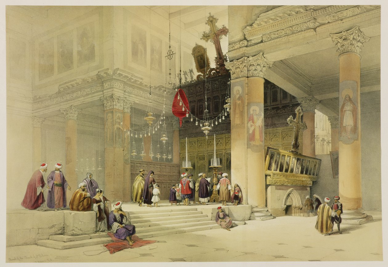 Chancell of the Church of St. Helena, plate 87 fra bind II av 
