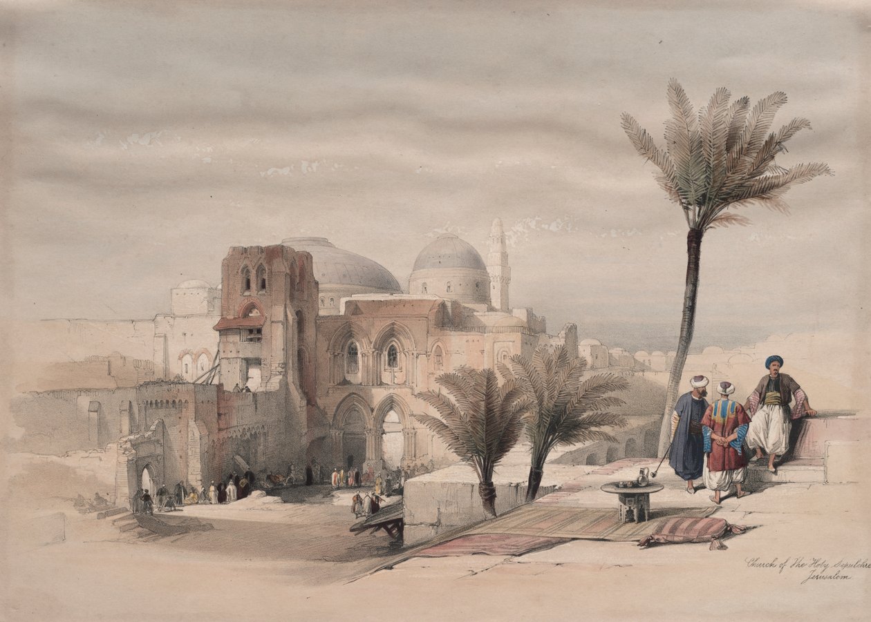 Den hellige gravs kirke, Jerusalem av David Roberts
