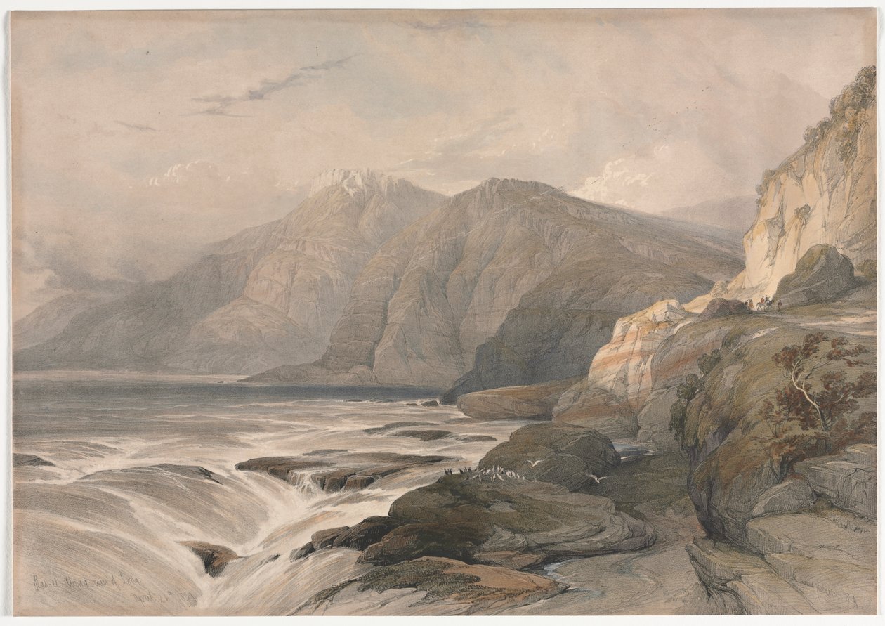 Kysten av Syria, 1839. av David Roberts