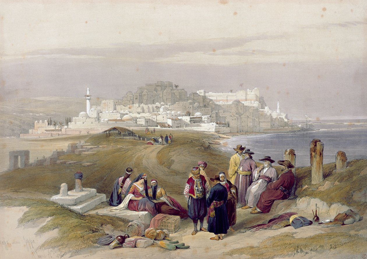 Jaffa, gamle Joppa, 16. april 1839, plate 61 fra bind II av 