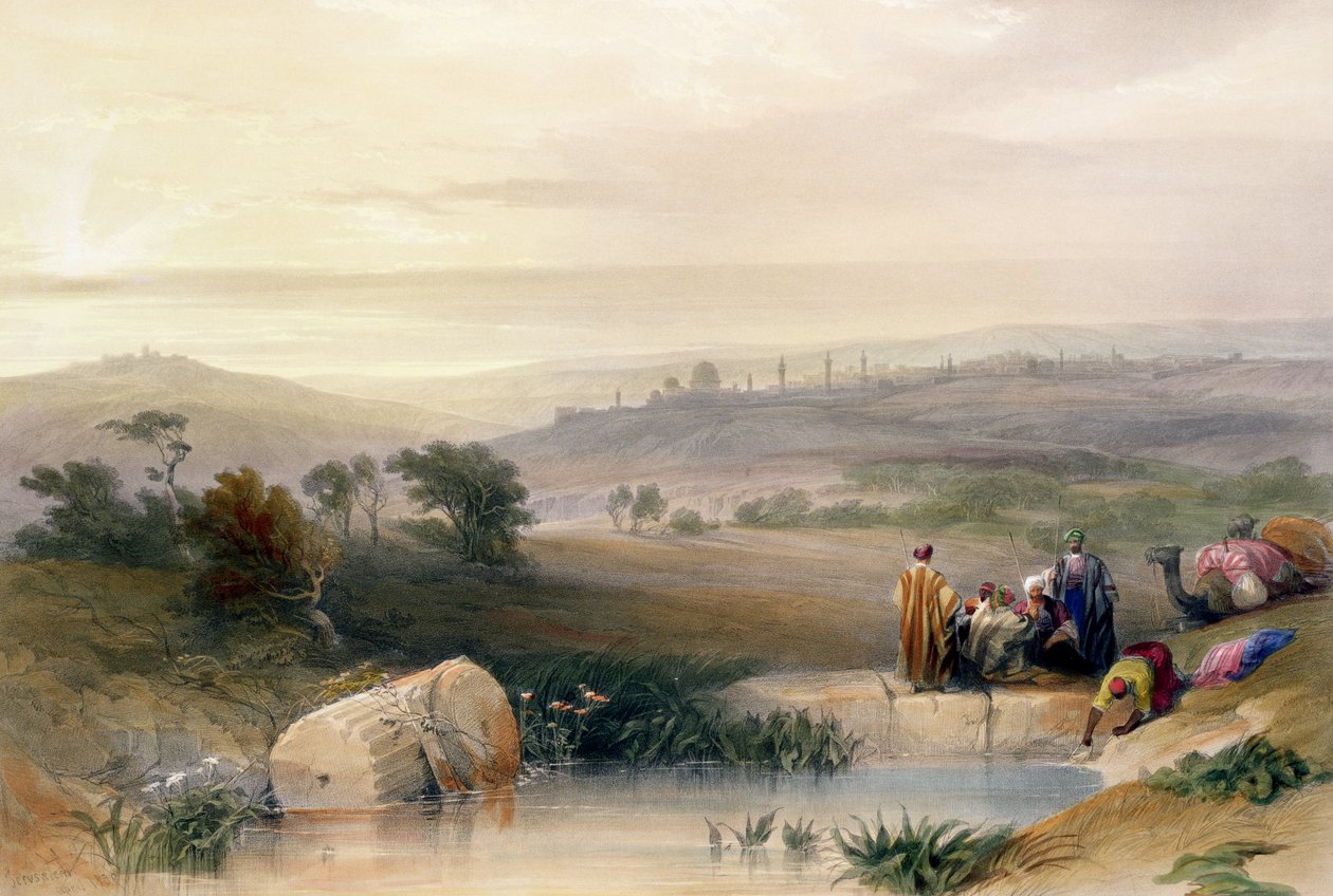 Jerusalem, april 1839, plate 22 fra bind I av 