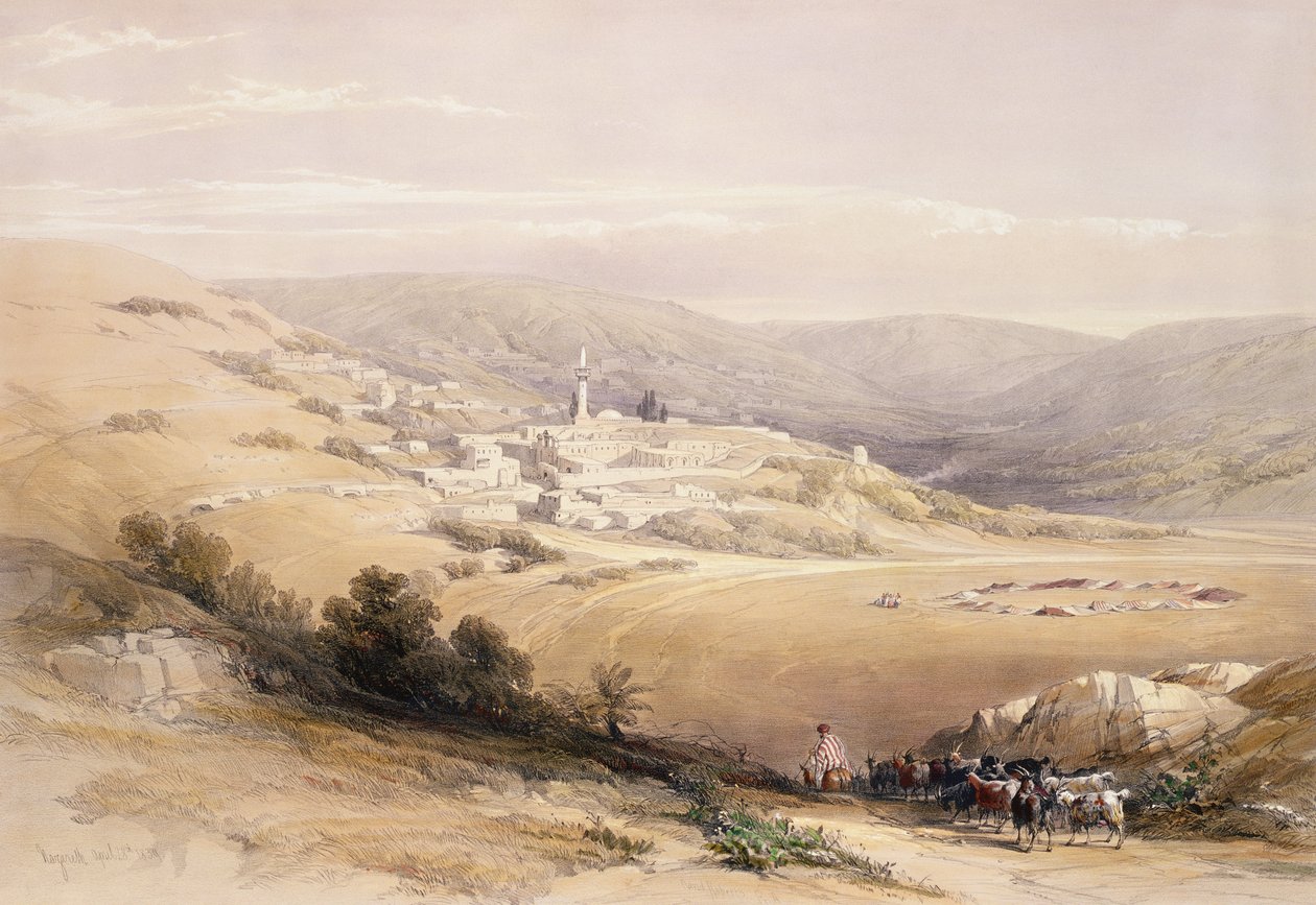 Nasaret, 28. april 1839, plate 28 fra bind I av 