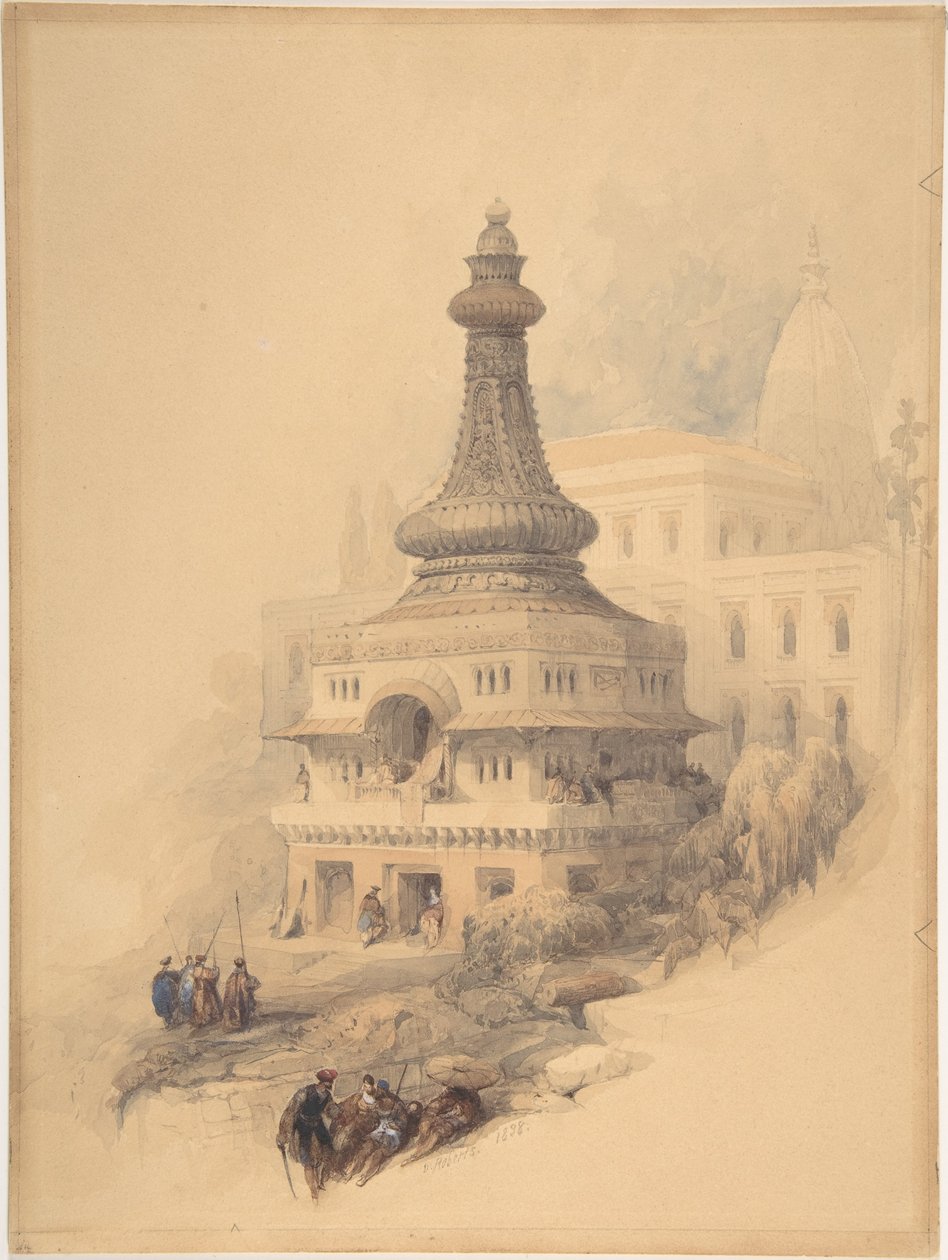 Orientalsk scene av David Roberts