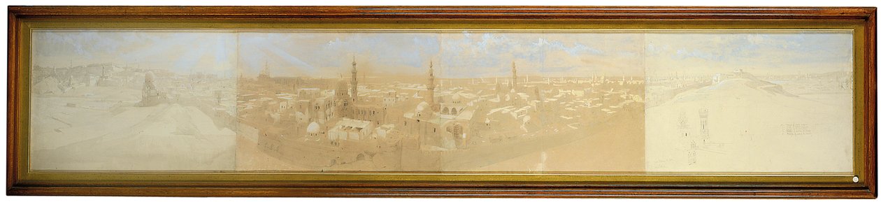 Panorama over Kairo av David Roberts