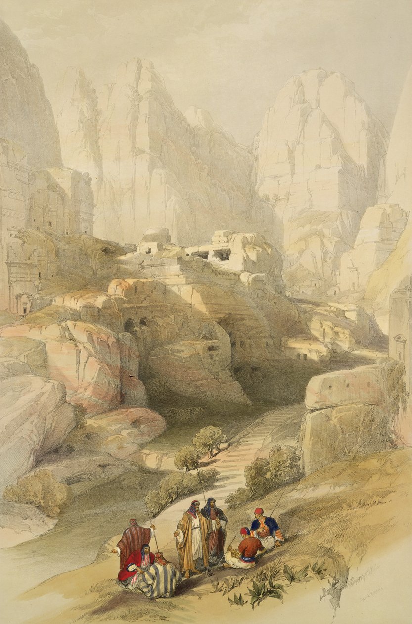 Petra, 10. mars 1839, plate 104 fra bind III av 