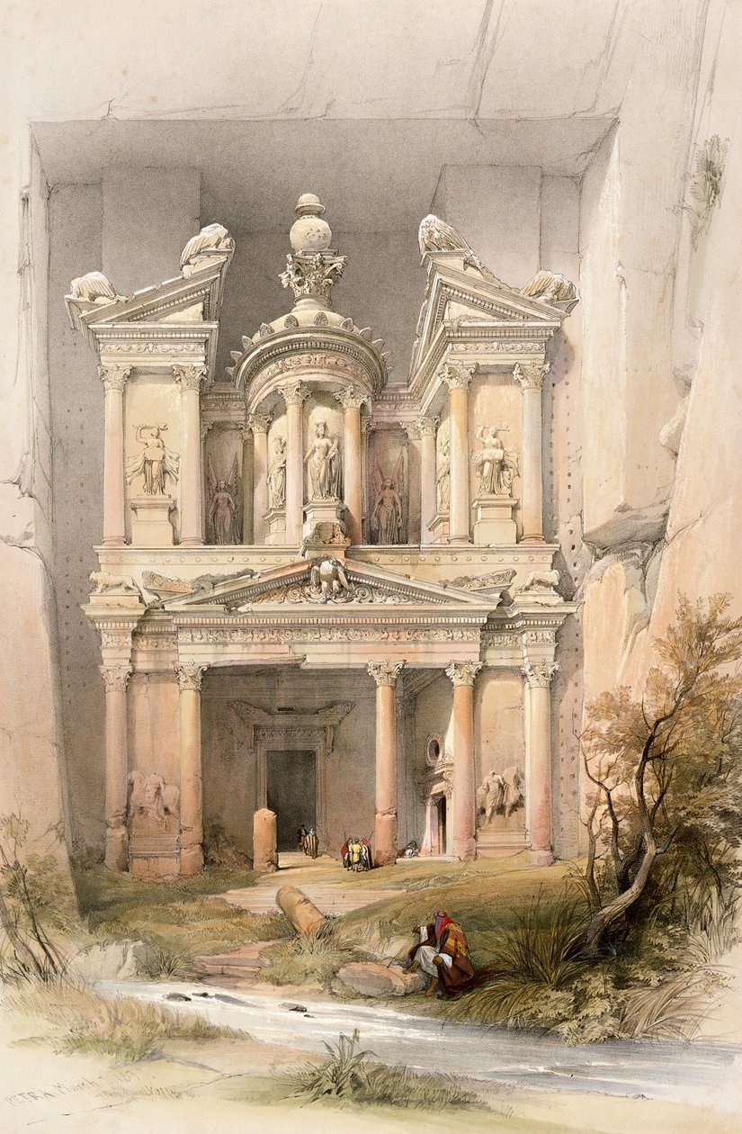 Petra, 7. mars 1839, plate 92 fra bind III av 