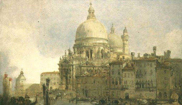 Santa Maria della Salute, Venezia av David Roberts