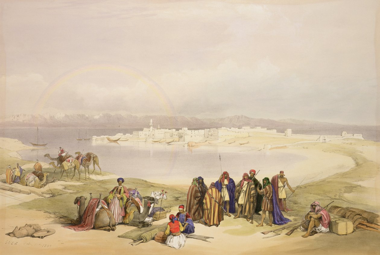 Suez, 11. februar 1839, plate 124 fra bind III av 