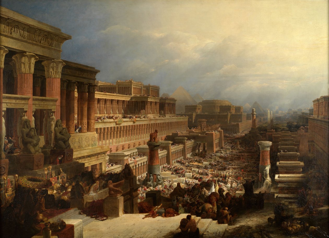Israelittenes avgang, 1829 av David Roberts