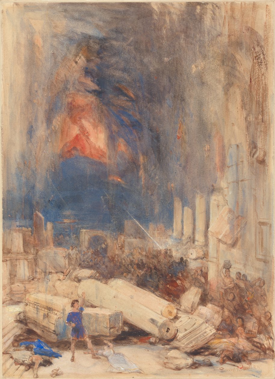 Pompeis undergang av David Roberts