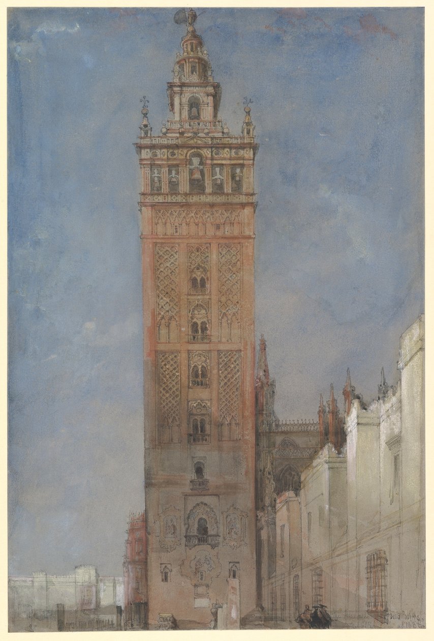 Giralda, Sevilla av David Roberts