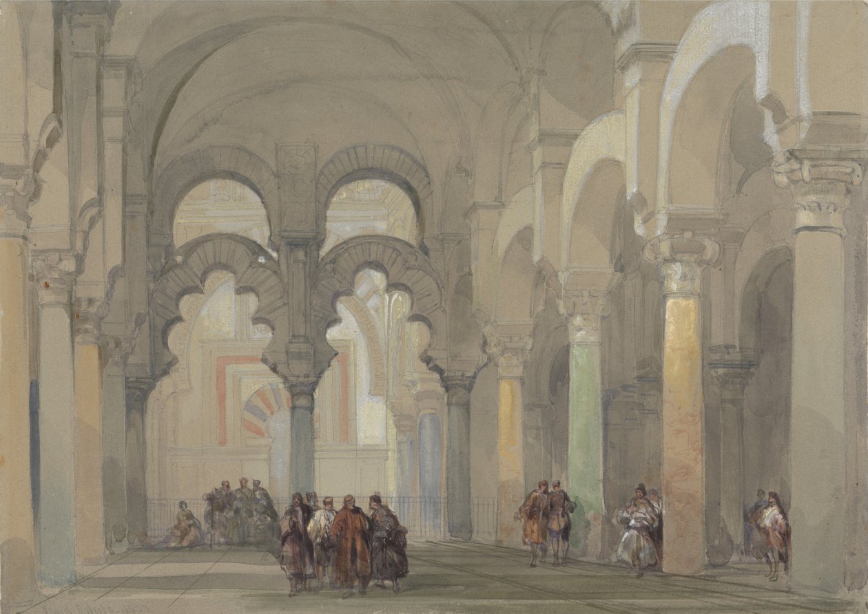 Moskeen i Córdoba av David Roberts