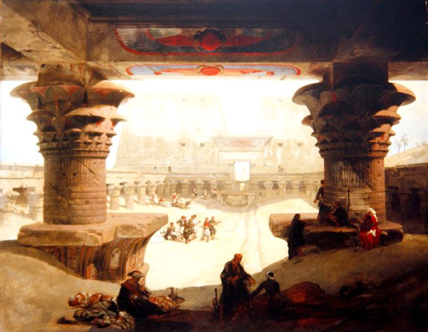 Edfou-tempelet, Øvre Egypt av David Roberts