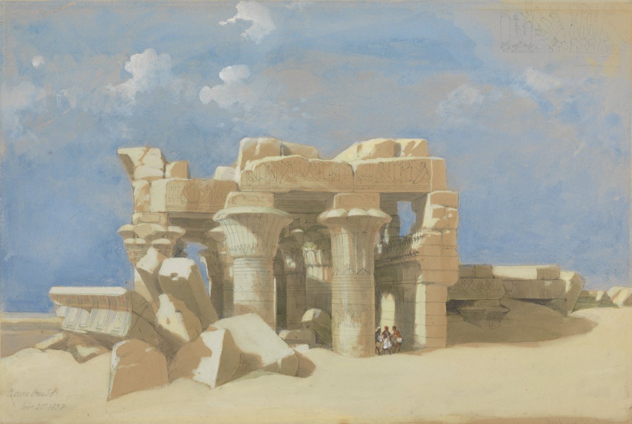 View of Kom Ombo av David Roberts
