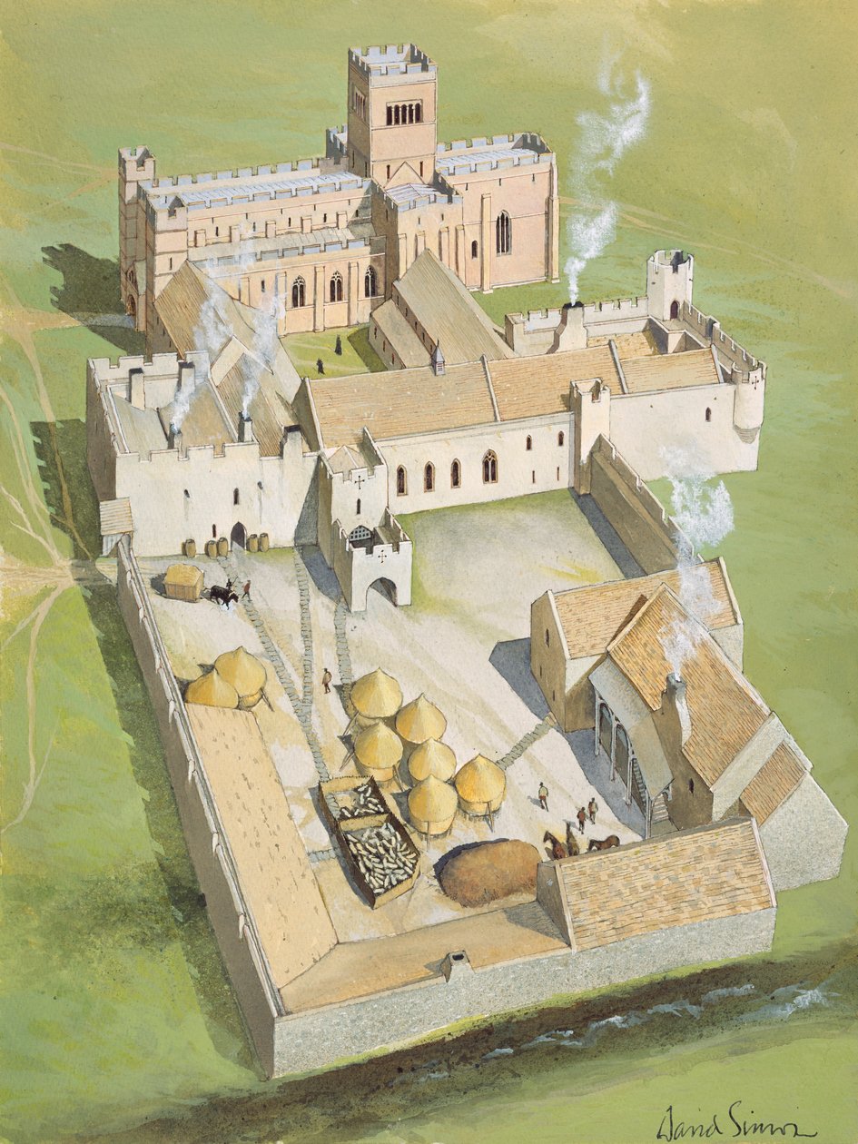 Lindisfarne Priory, Holy Island, Northumberland av David Simon