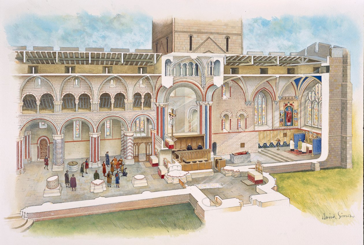 Lindisfarne Priory, Holy Island, Northumberland av David Simon