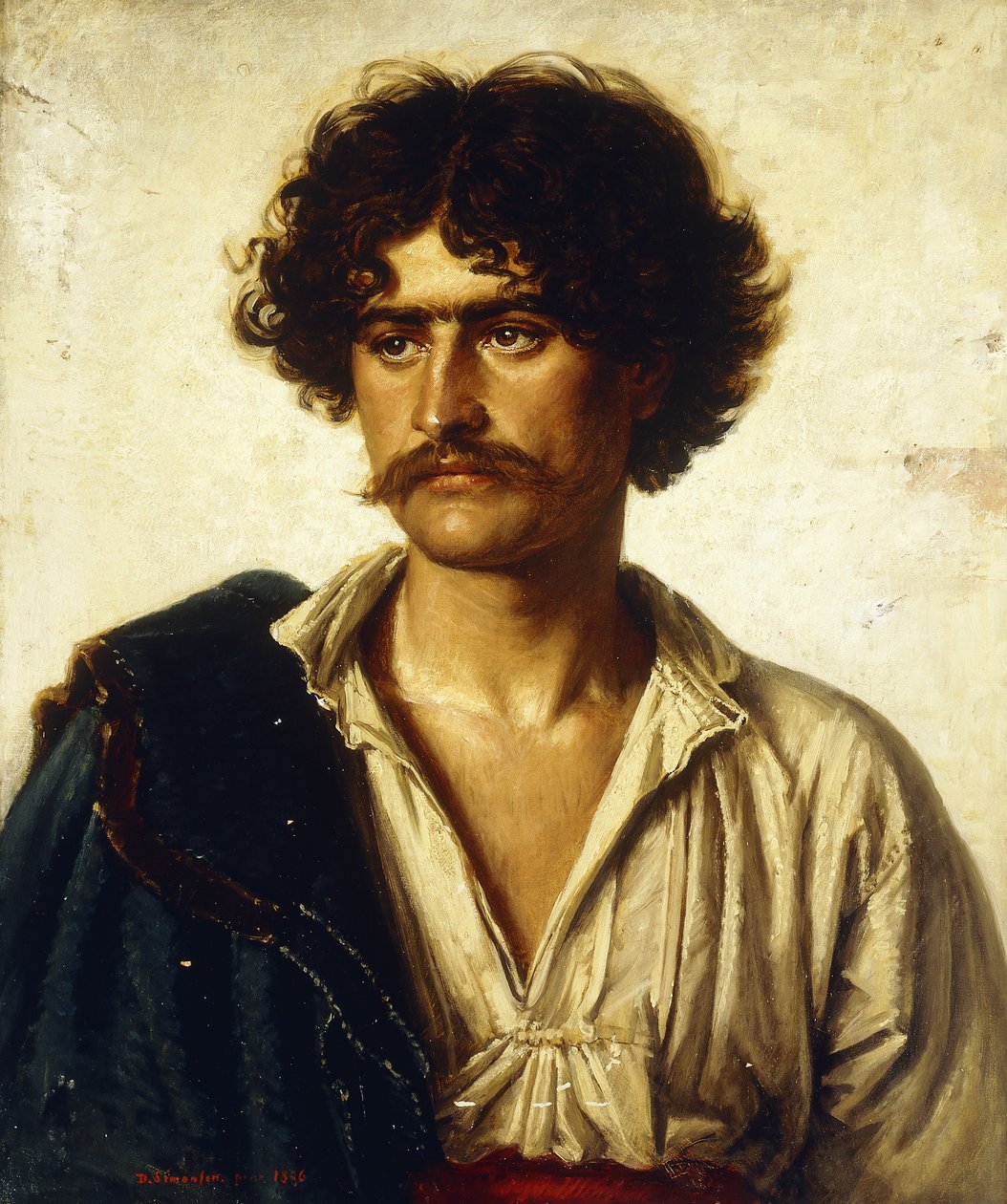Portrett av en mann, 1886 av David Simonson