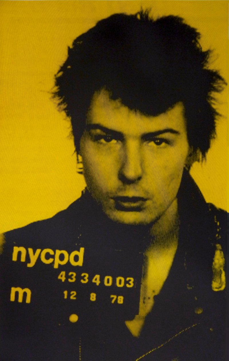 Sid Vicious II (silketrykk på papir) av David Studwell