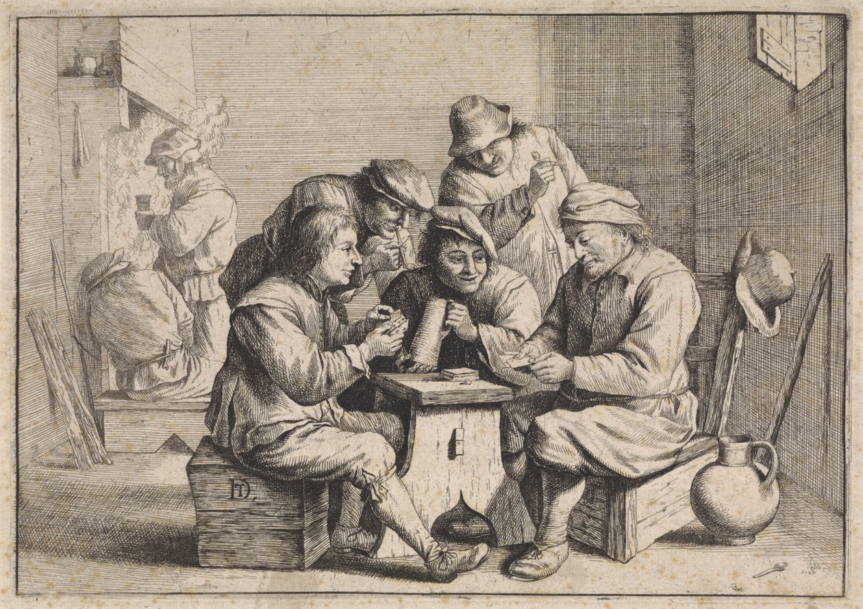 kortspillere av David Teniers (II)