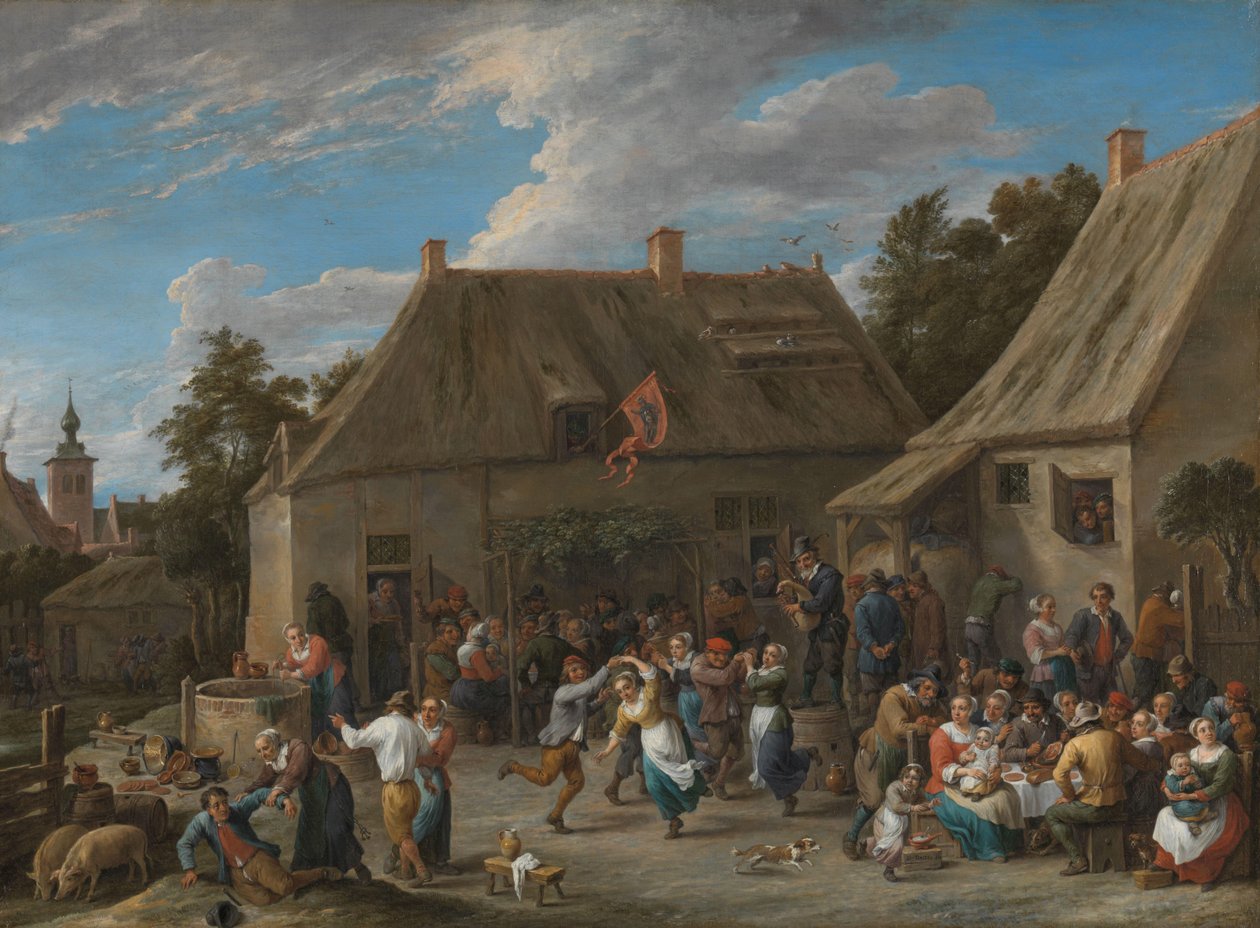 Bondemessen St George's Day Fair av David Teniers (II)