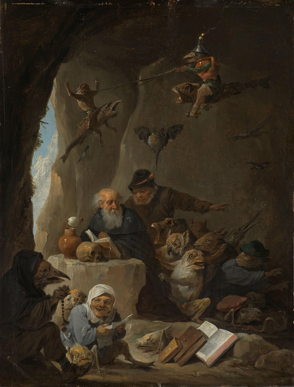 Fristelsen til St Anthony av David Teniers (II)