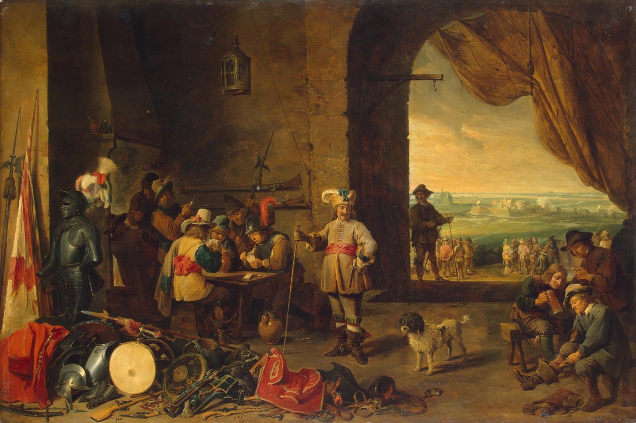 Vaktrom av David Teniers the Younger