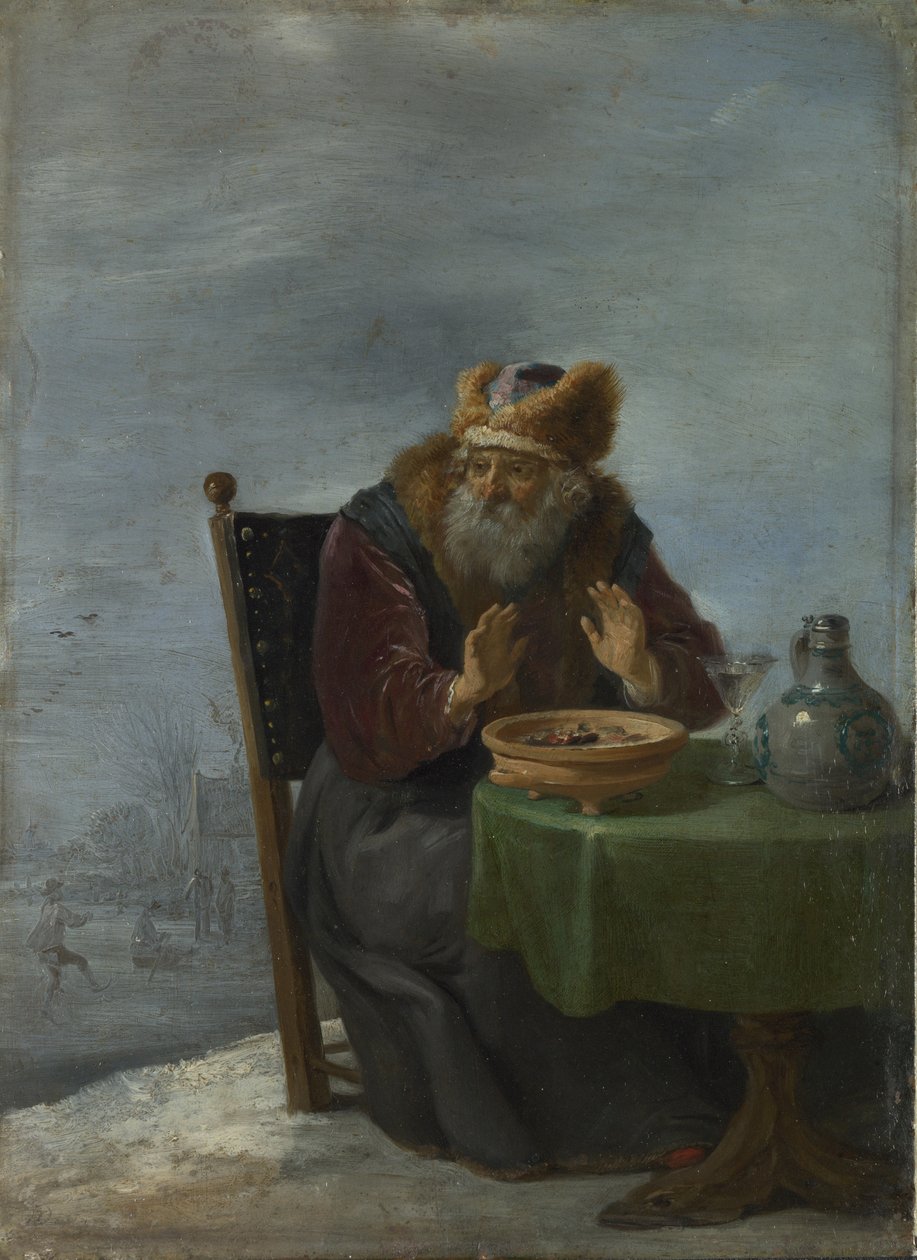 Winter Fra serien The Four Seasons, ca. 1644 av David Teniers the Younger