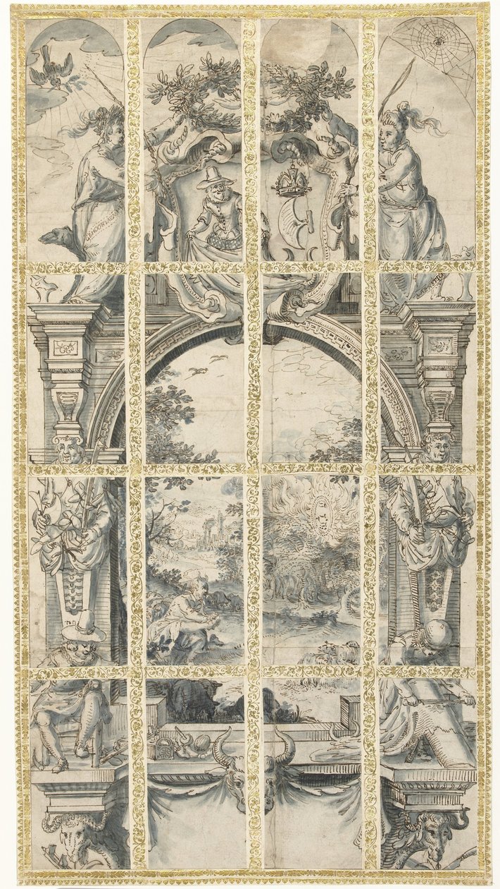 Moses og den brennende busken Moses ved den brennende busken av David Vinckboons (I)