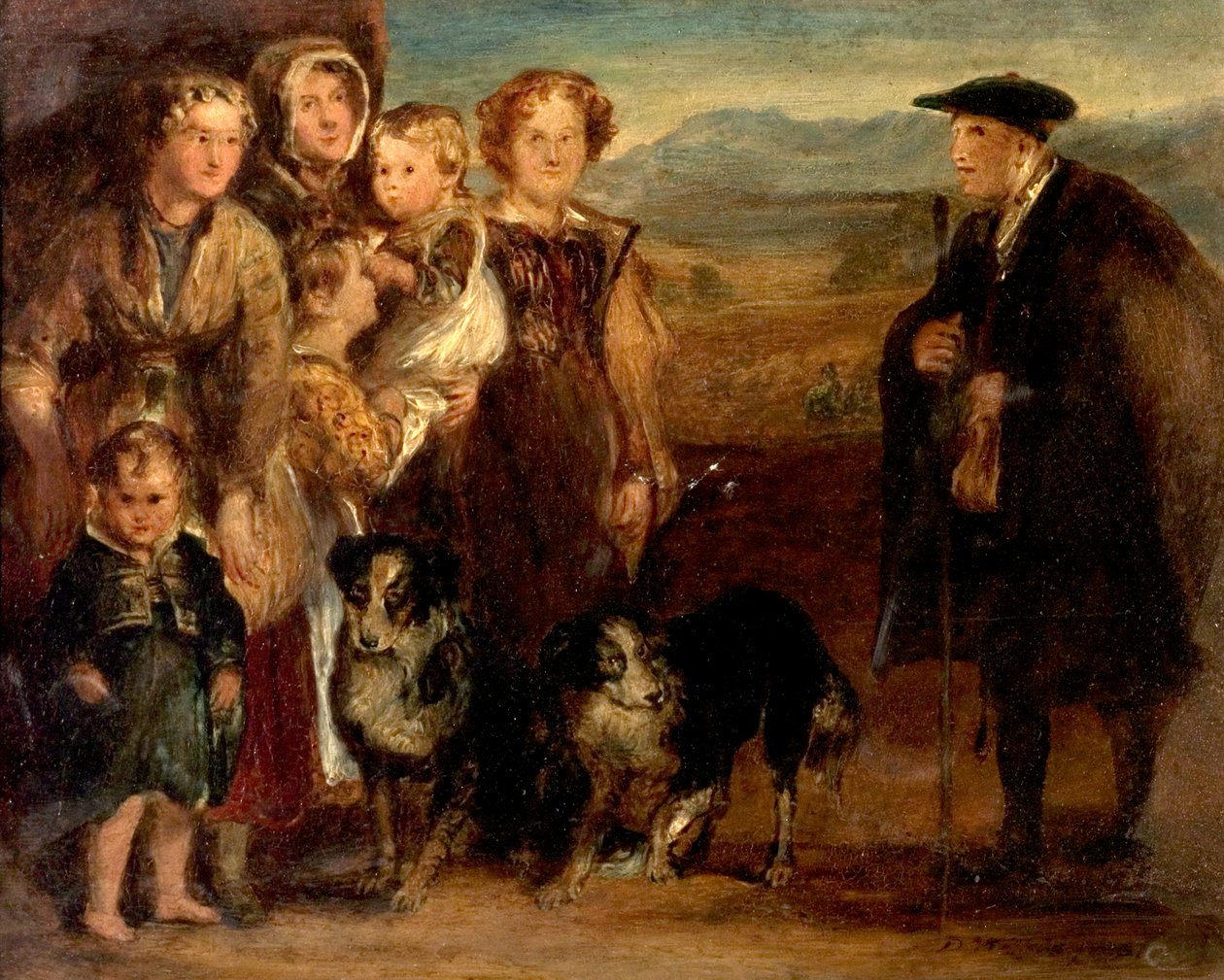 A Highland Family, 1823 av David Wilkie